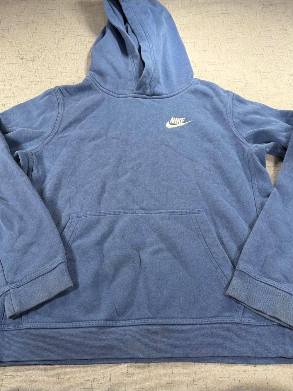 Nike Boys Blue Pullover Hoodie